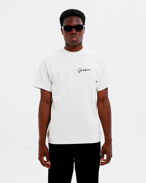 Soldier · T-shirt bianco panna