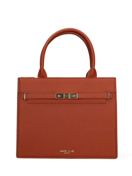 Marc Ellis · Borsa a mano saffiano terracotta