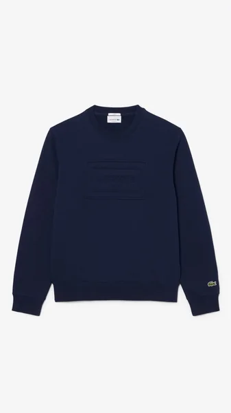 Lacoste · Felpa girocollo blu navy