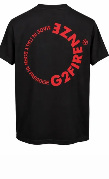 G2 Firenze · T-shirt nera con stampa sul retro