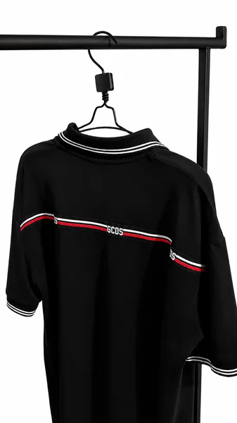 GCDS · Polo nera in piquet