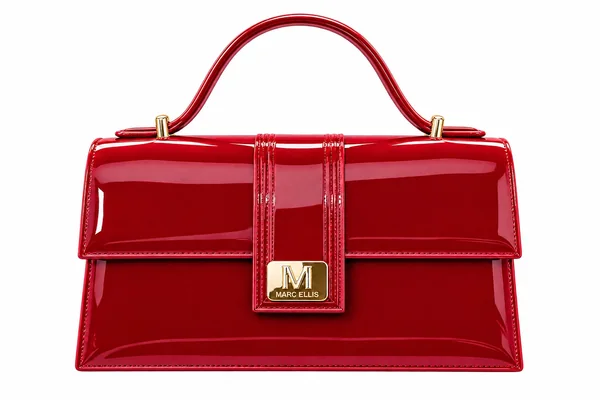 Marc Ellis · Borsa baguette in vernice rossa